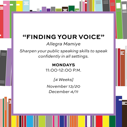 FIND YOUR VOICE